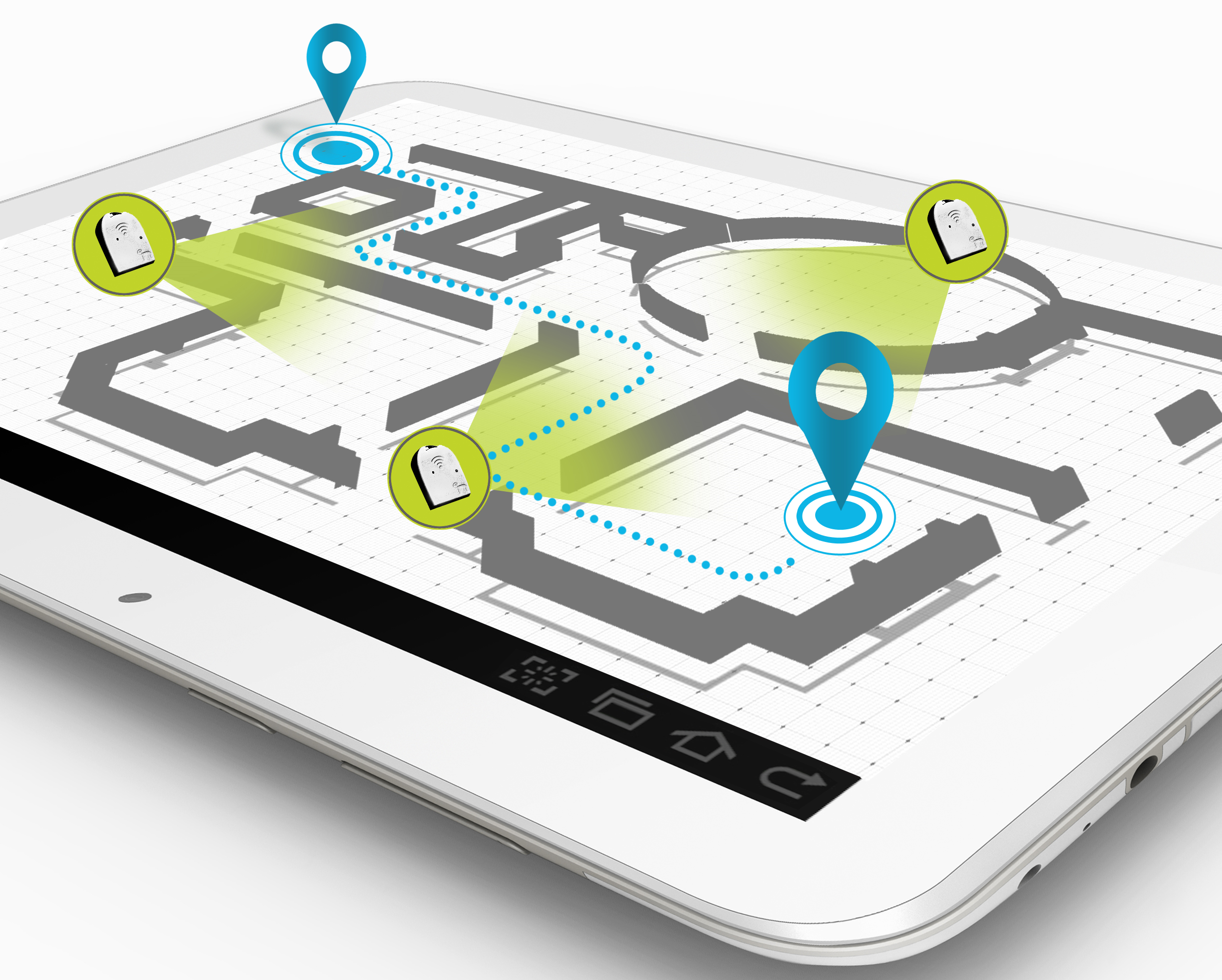 Infrastructure UWB pour la localisation indoor